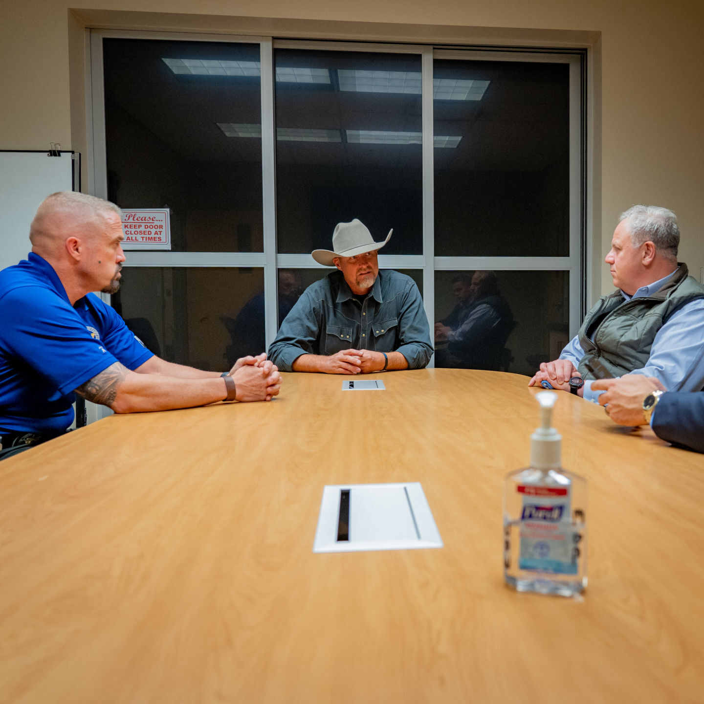 U.S. Secretary of Interior talks with PCSO